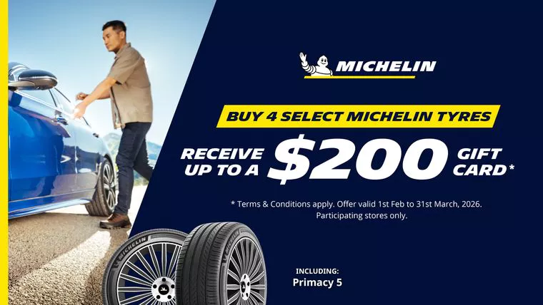 Michelin tyre cash back Feb 2026